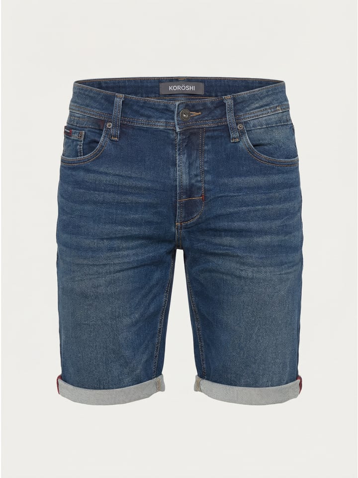 Denim-shorts für männer in blau
