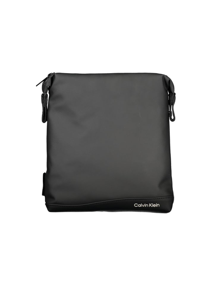 Schwarz Elegant Schulter Tasche mit Kontrast Details