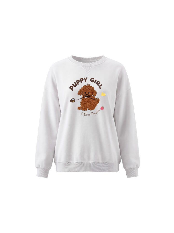 Women Sweatshirt in White