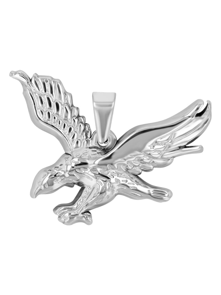 Herren Anhänger aus Edelstahl in silber
