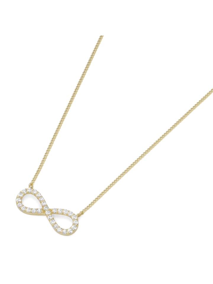 Luigi Merano Collier Mit Infinity Und Zirkonia in Gold günstig kaufen |  limango