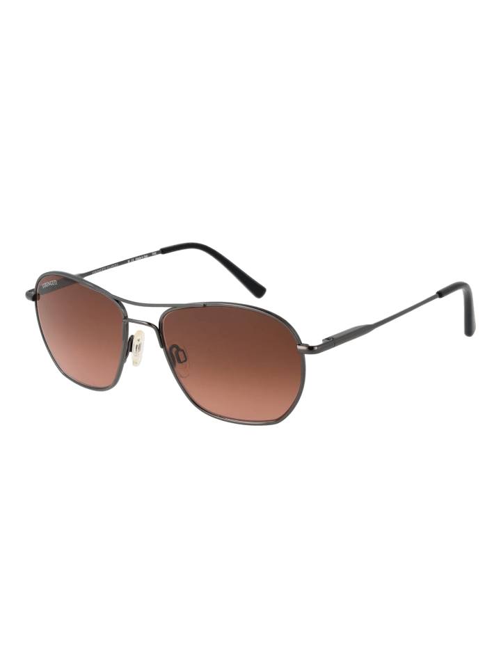 Unisex Sonnenbrillen Aviator Gunmetal