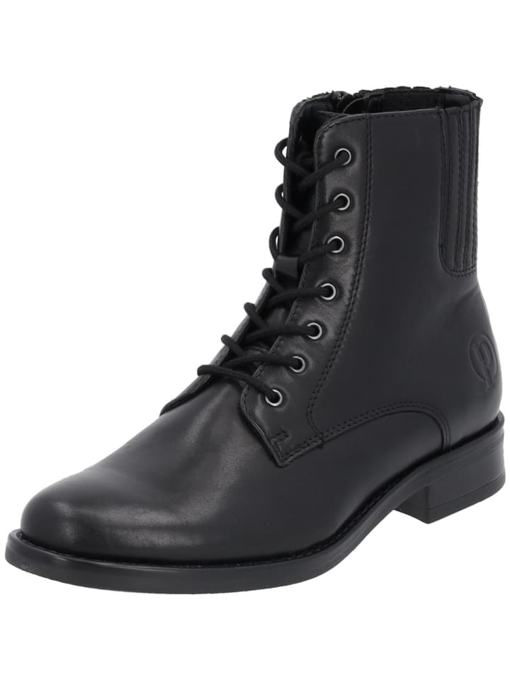 Schnürstiefel Silba in Schwarz