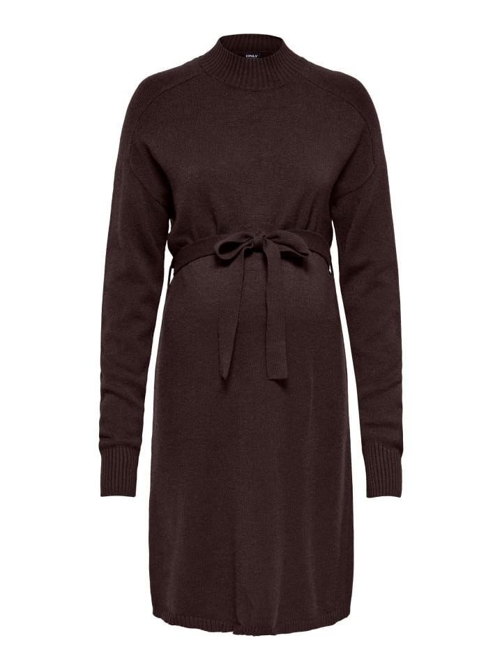 Strickkleid in Black Coffee