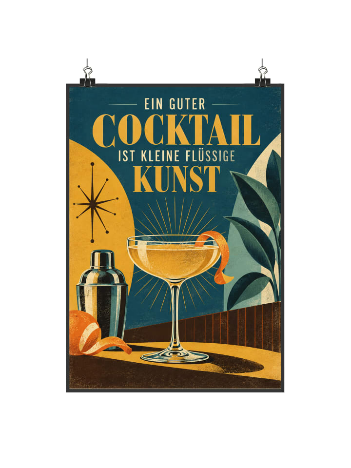 Print Blümchentail nostalgisch Design mit Spruch in Weiß