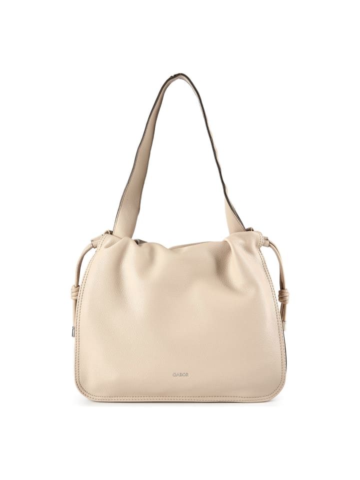 Rhea Schultertasche M 32 cm beige