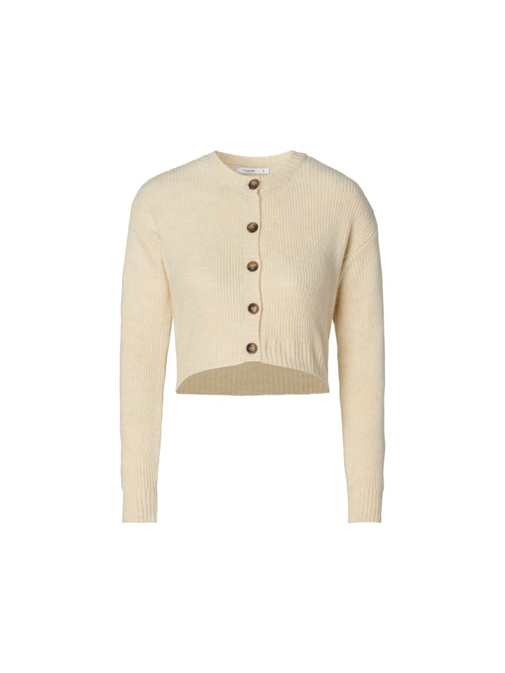Strickjacke in Bone White