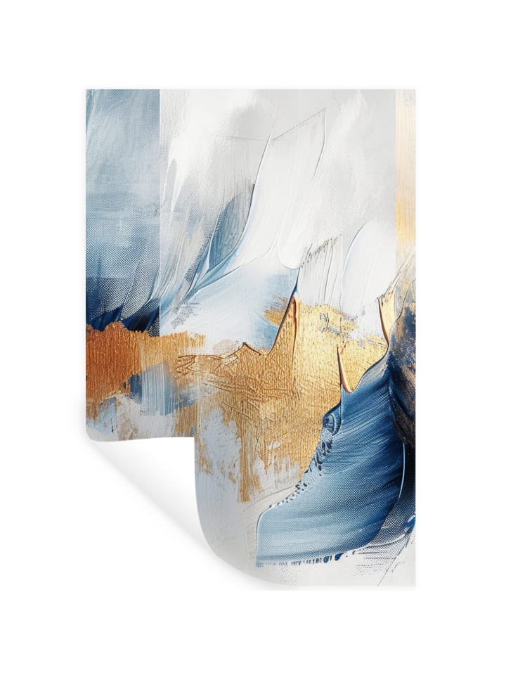Wandtattoo Abstrakt gold