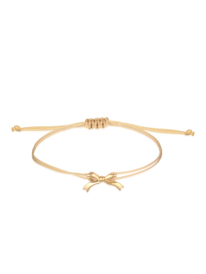 Armband 925 Sterling Silber Schleife in Gold