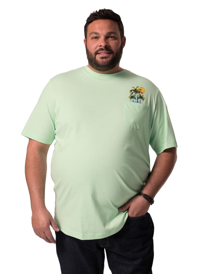 Kurzarm T-Shirt in mint