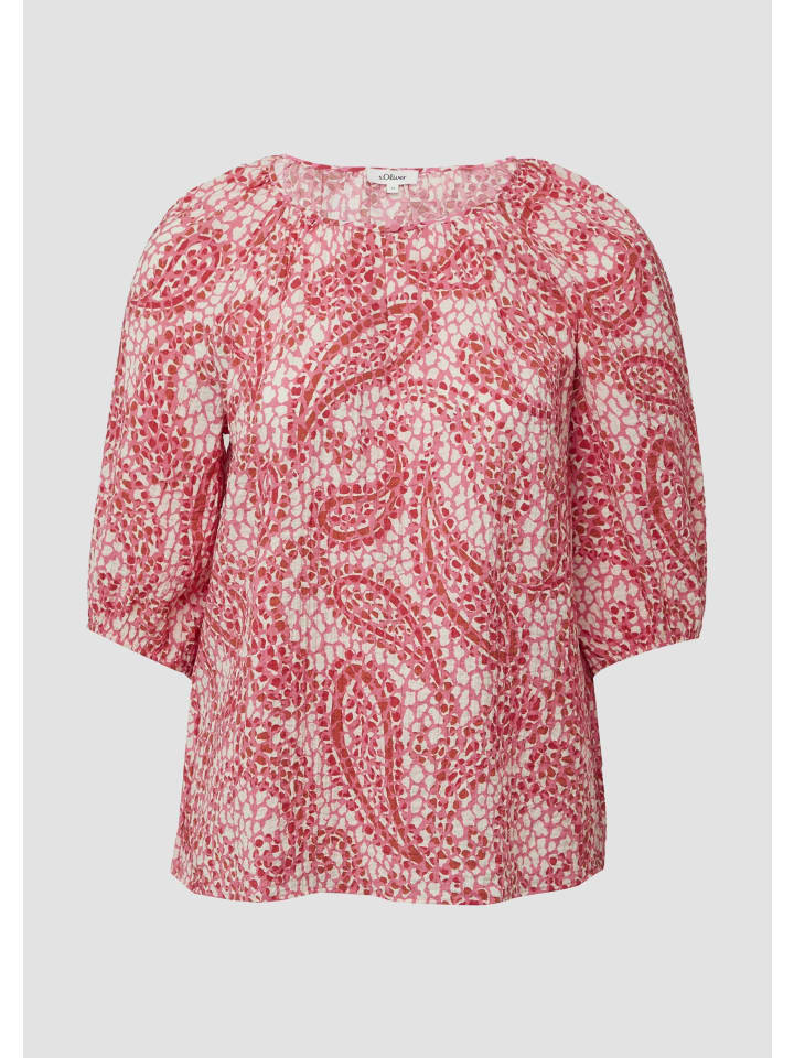 Bluse in 33A0_himbeere