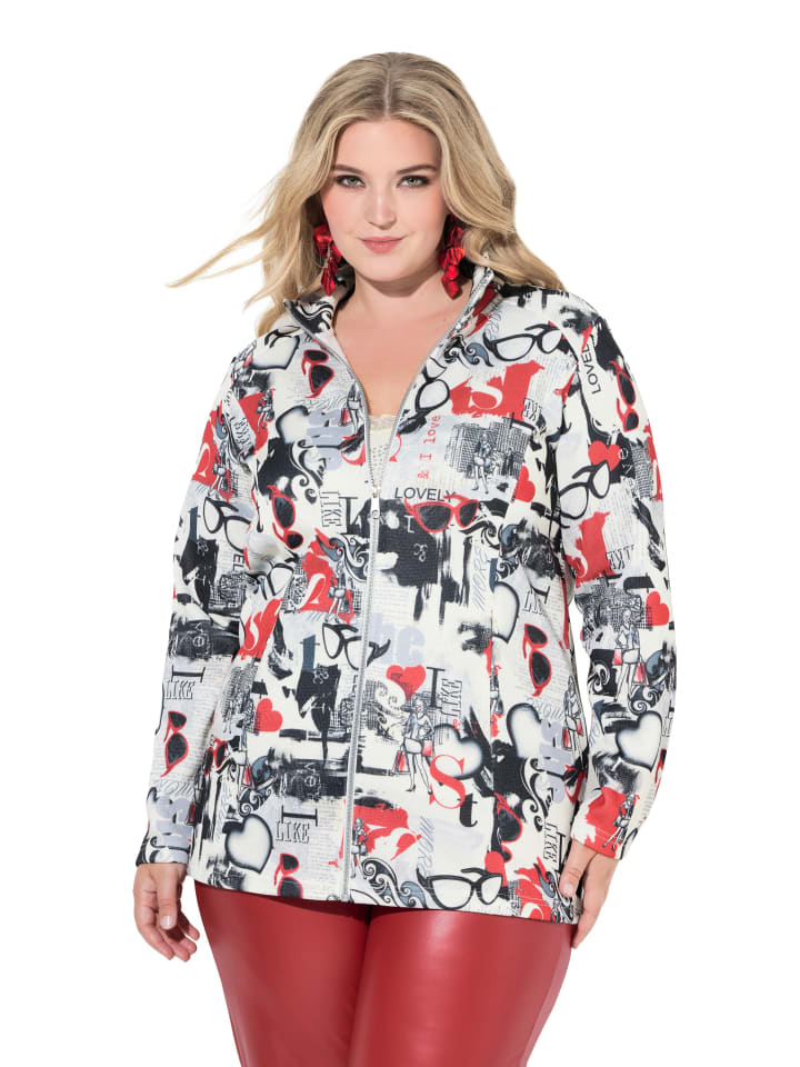 Strickjacke in offwhite