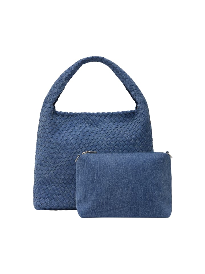 Women 2-In-1 Tote Bag Set in Blue