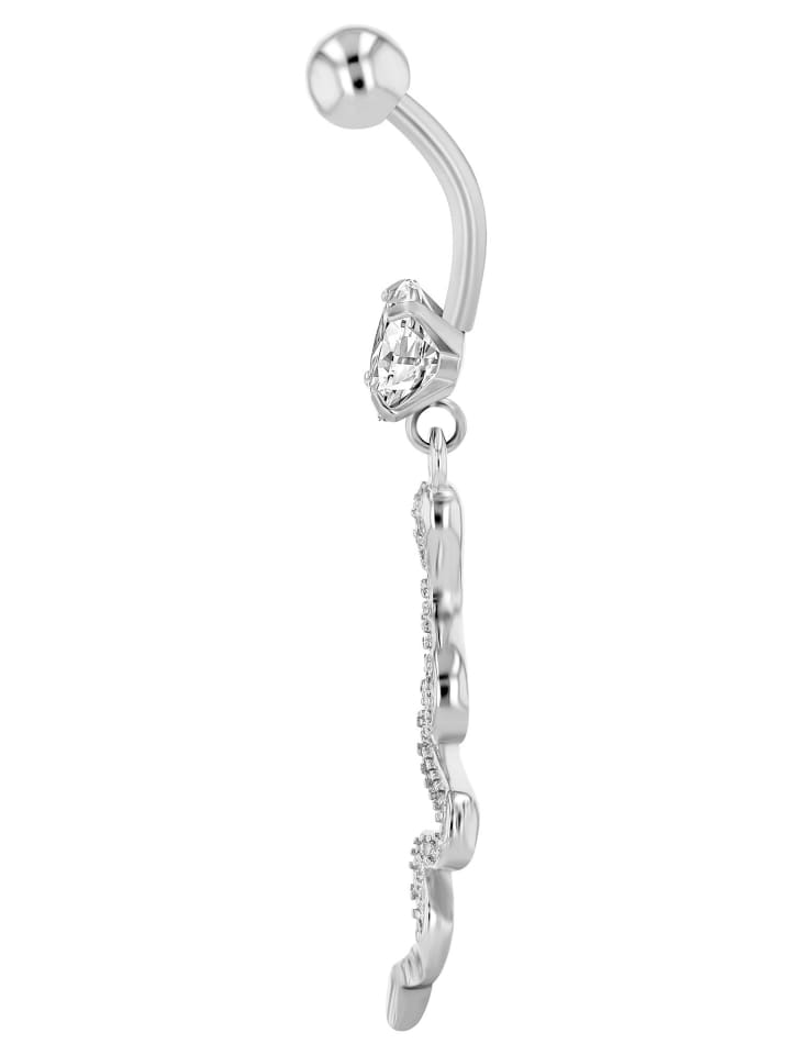 Damen Piercing aus Edelstahl in silber