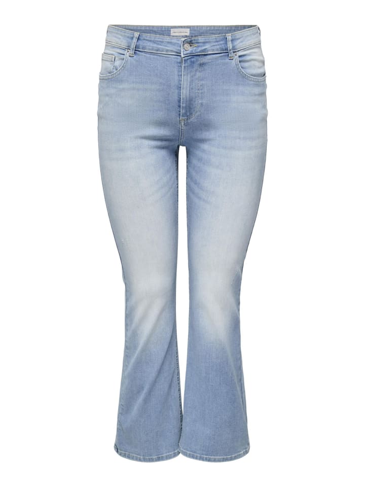 Flared fit jeans in Light Blue Denim
