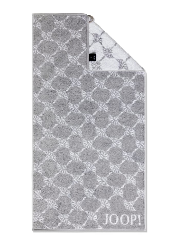 JOOP! CLASSIC CORNFLOWER Handtuch 2er-Set 50x100 cm, Silber