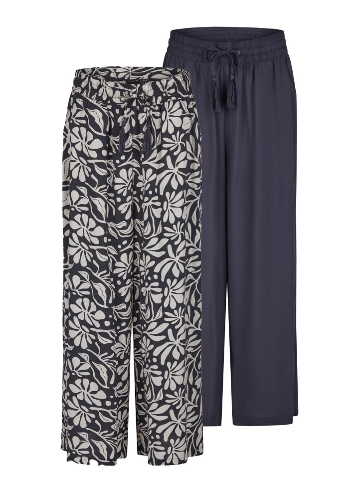 Stoffhose / Chino DFKate 2er Pack comfort/relaxed in Mehrfarbig
