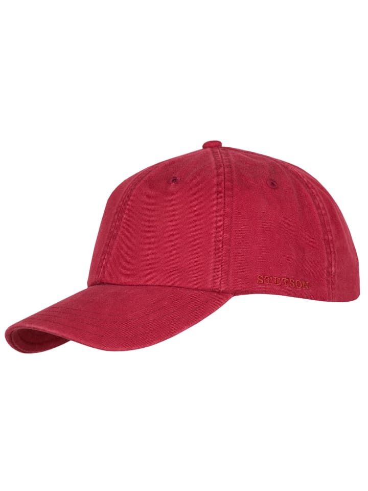 Baseball Kappe Cotton in Rot