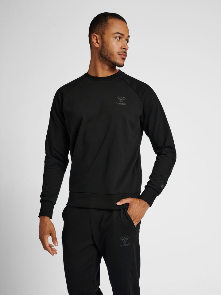 Sweatshirt Hmlisam Herren in BLACK