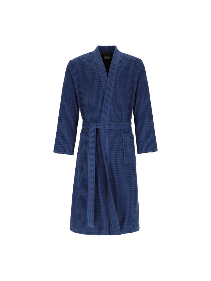 Cawö Bademäntel Herren Kimono Kimono 6845 saphir - 166 in saphir - 166