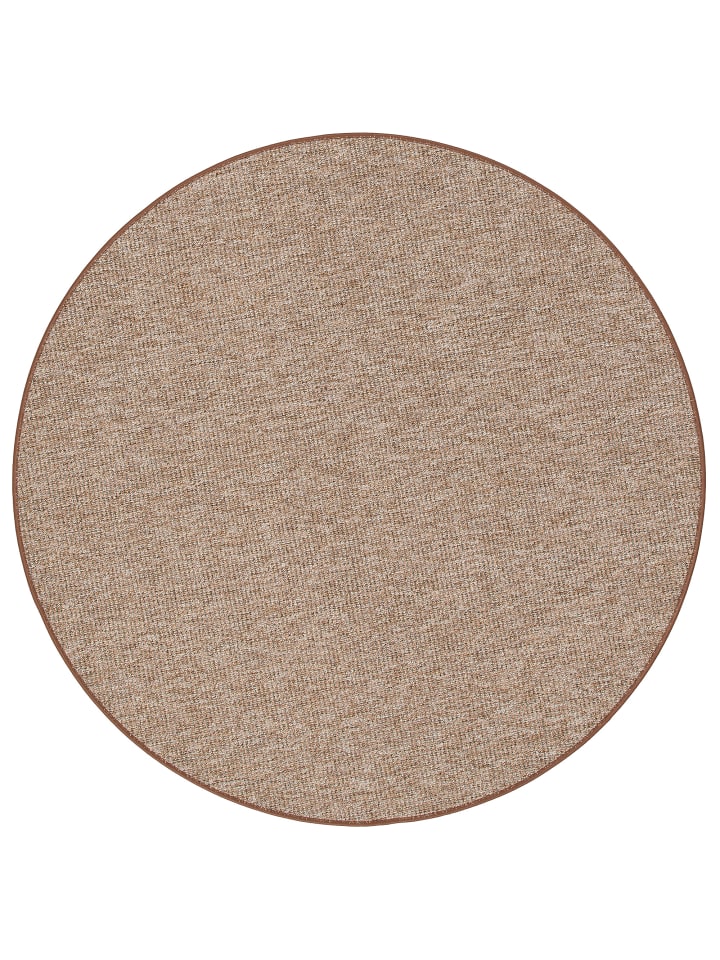 Teppich Primo Rund in braun
