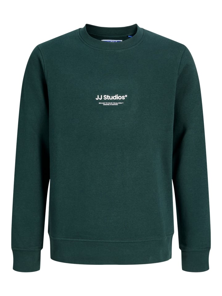 Sweatshirt Rundhals Locker geschnitten JJESOHO in scarab