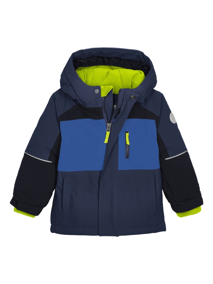 Skijacke mit Kapuze in Blau3052