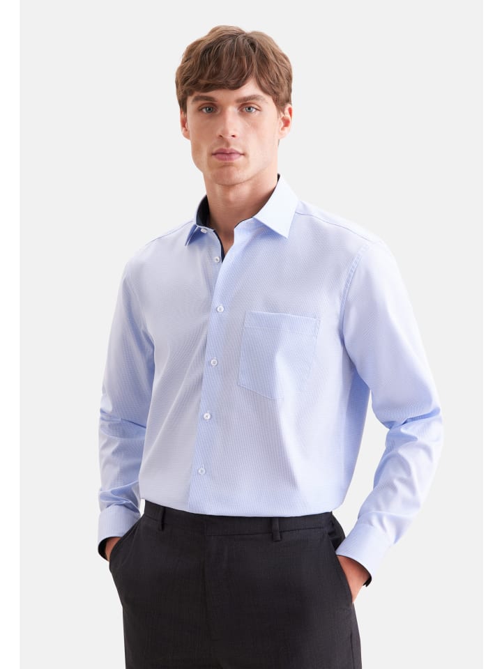 Business Hemd Regular in Hellblau
