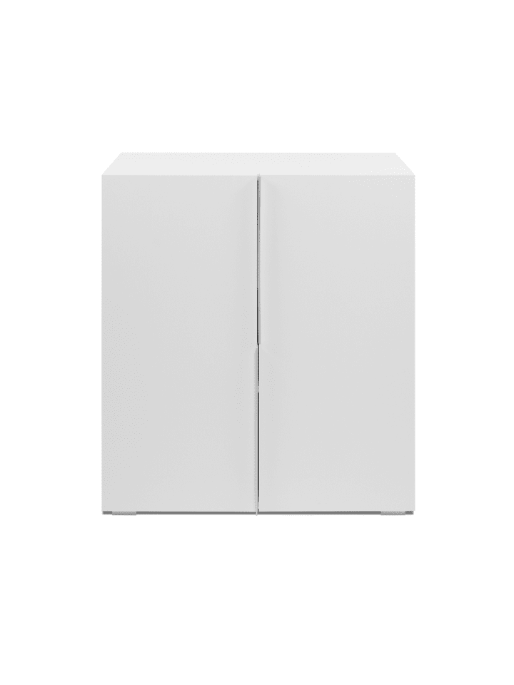 Stauraummöbel ORSA in Weiß - (W)76  x (H)84  x (L)37,5 cm