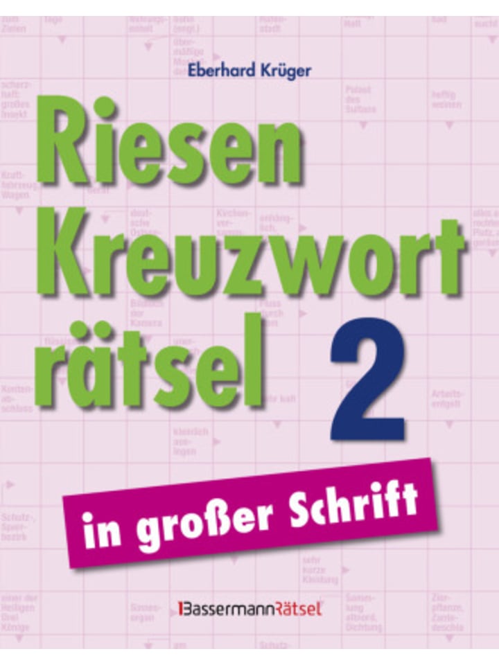 Buch - Riesen-Kreuzworträtsel in großer Schrift 2