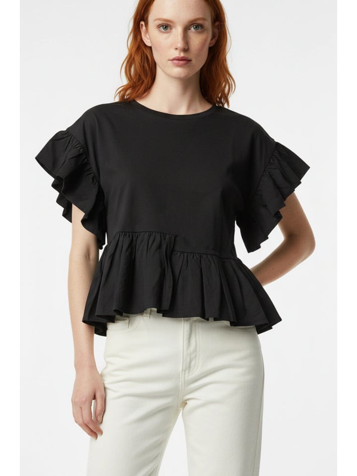 Blouse in Schwarz