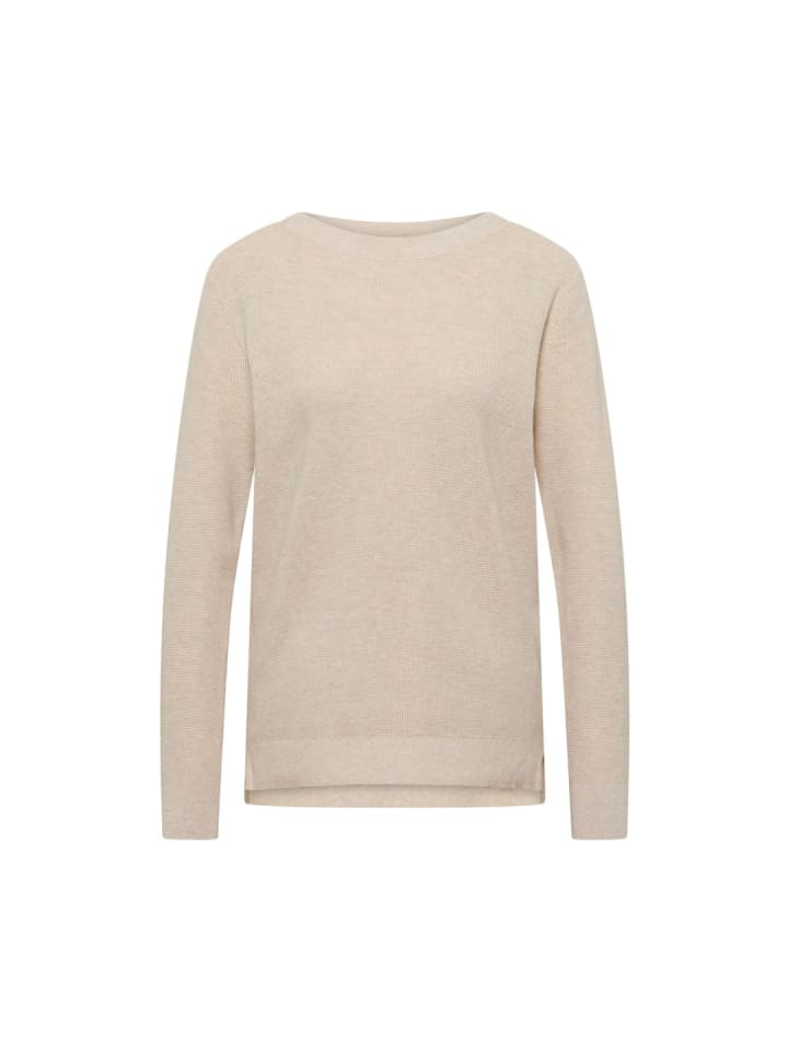 Pullover in egg beige melange