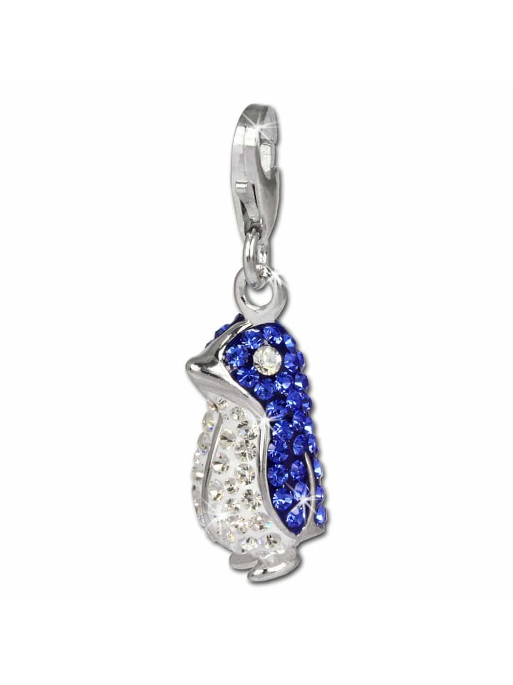 Anhänger Silber 925 Sterling Silber Pinguin Charmsanhänger