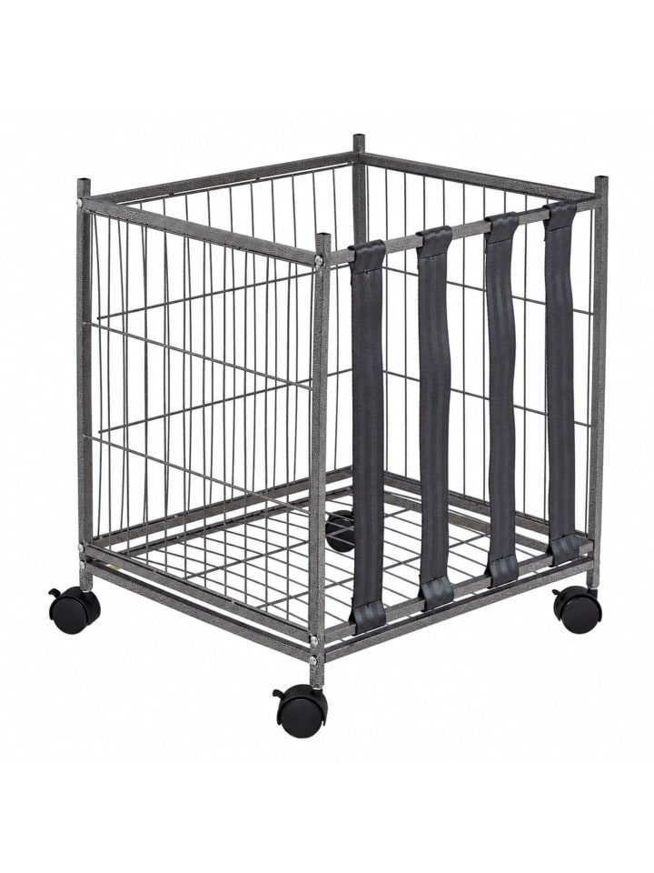 Ballwagen in Grau - (B)50 x (H)60 x (T)45 cm