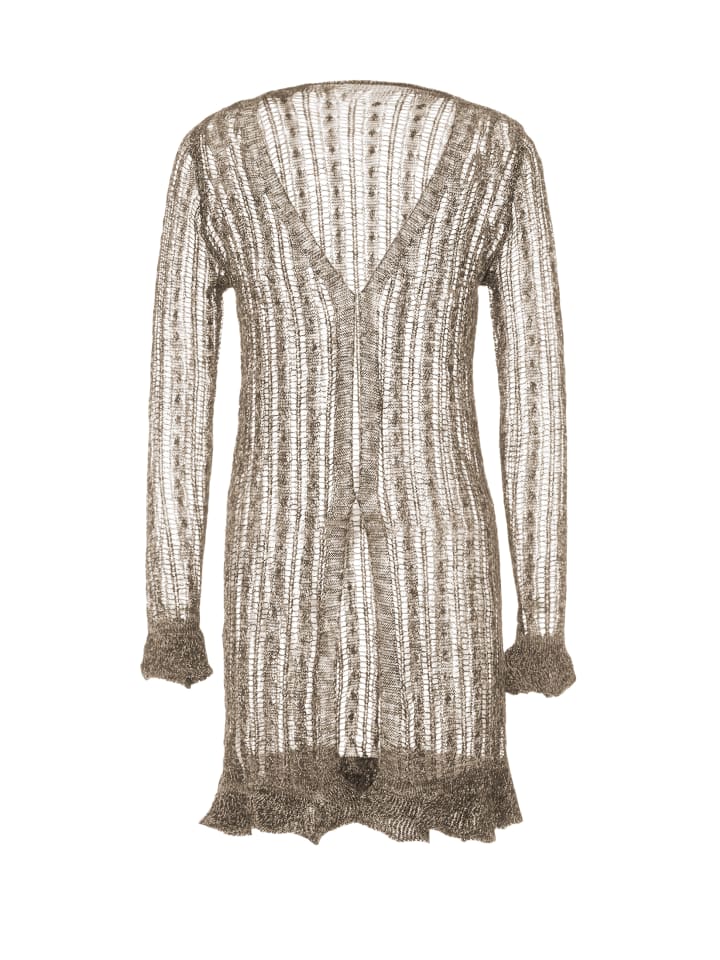 Damen Cardigan in Taupe