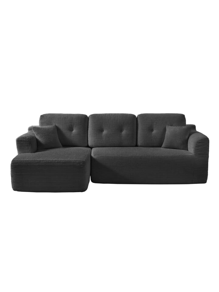 Ecksofa Camila in Grau - (B)242 x (H)73 x (T)152 cm
