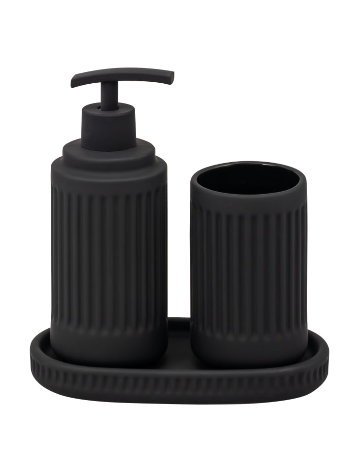 Bad-Accessoires Set CASCINA 3tlg. ca. 8 x 18 x 8 cm (B/H/T)