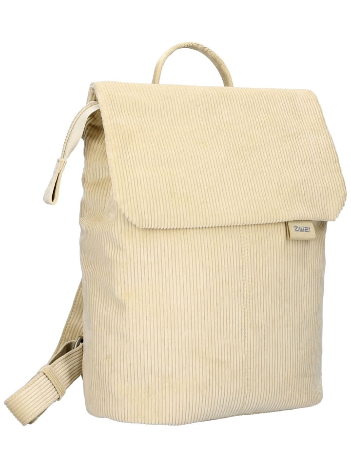 Rucksack Mademoiselle MR13 in Cord-Creme