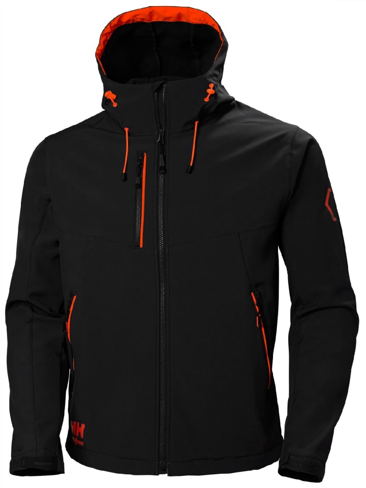 Softshelljacke in Schwarz