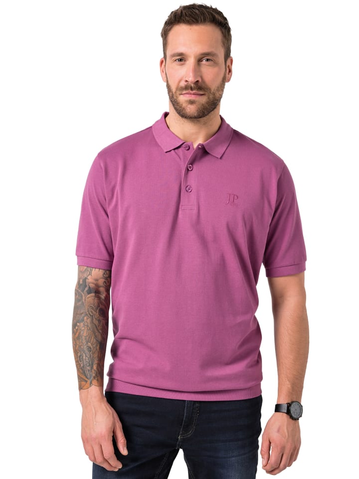 Poloshirt in helle beere