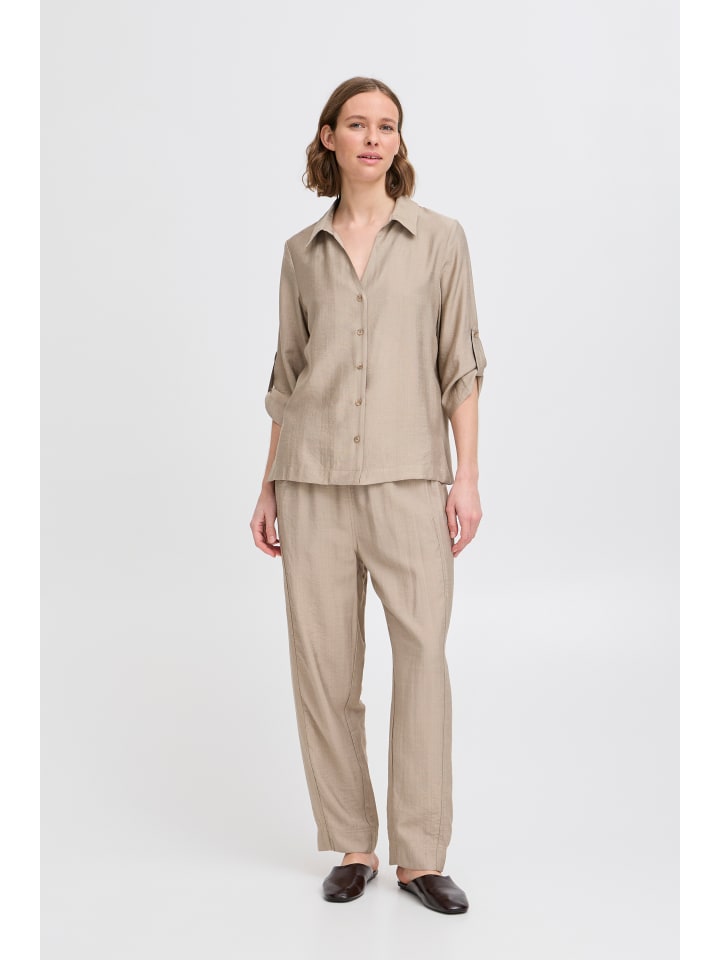 Langarm - Hemd BYJOANNIE Regular fit in Roasted Cashew