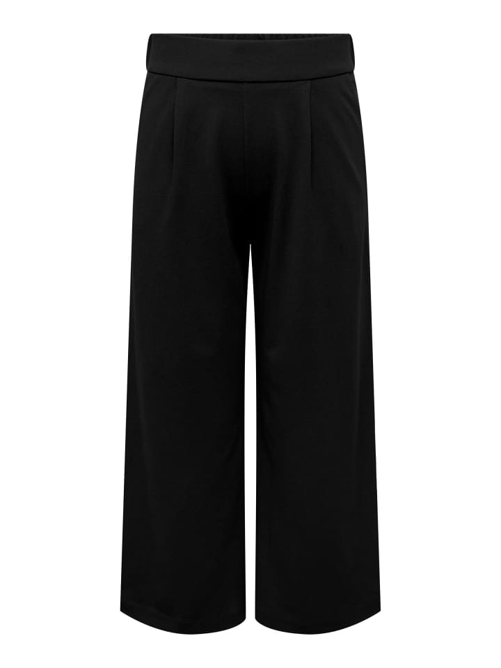 Hose mit weitem Beinschnitt in Black