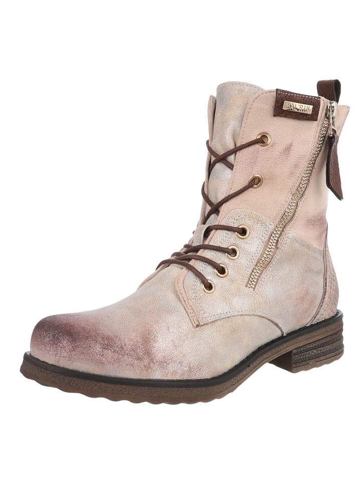 Stiefelette in Gold