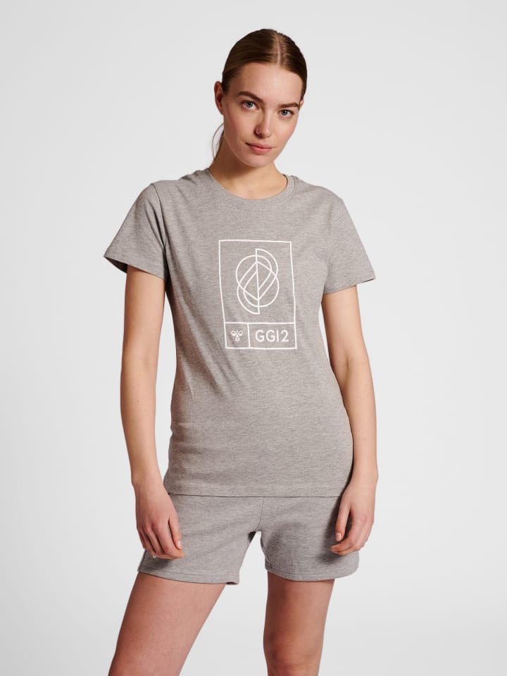 T-Shirt Hmlgg12 Damen in GREY MELANGE