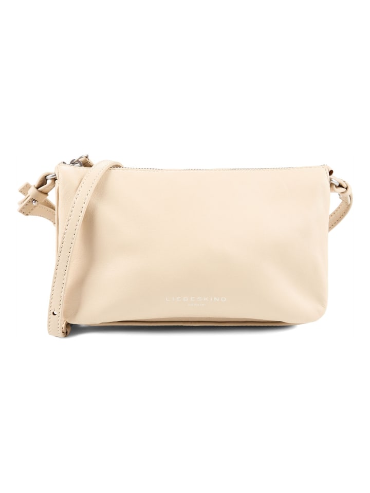 Umhängetasche S Leder 24.5 cm biscotti