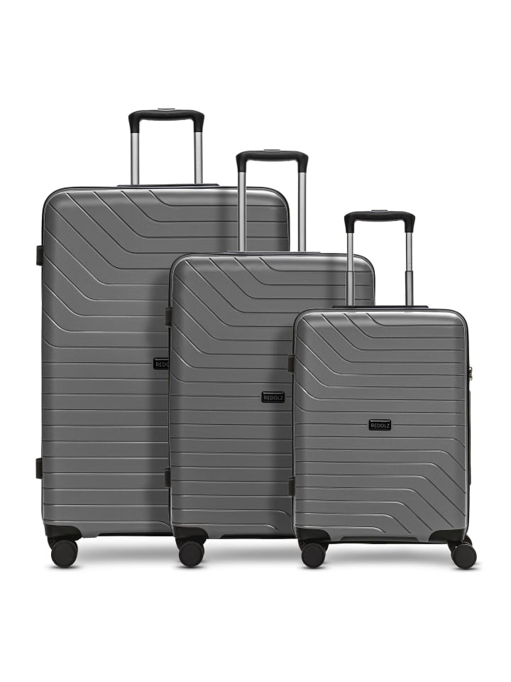Essentials 05 3-SET 4 Rollen Kofferset 3-teilig stone 2
