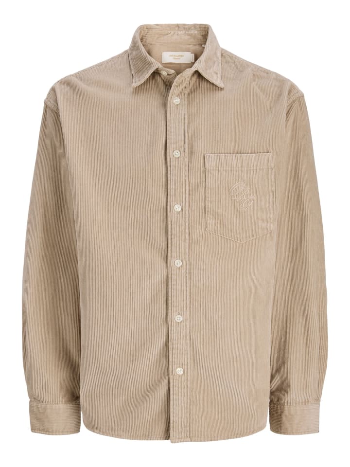 Overshirt in Feather Gray