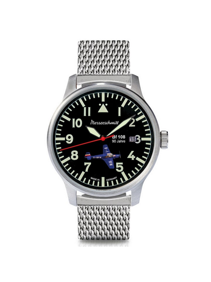 Automatikuhr BF108-90M in Silber