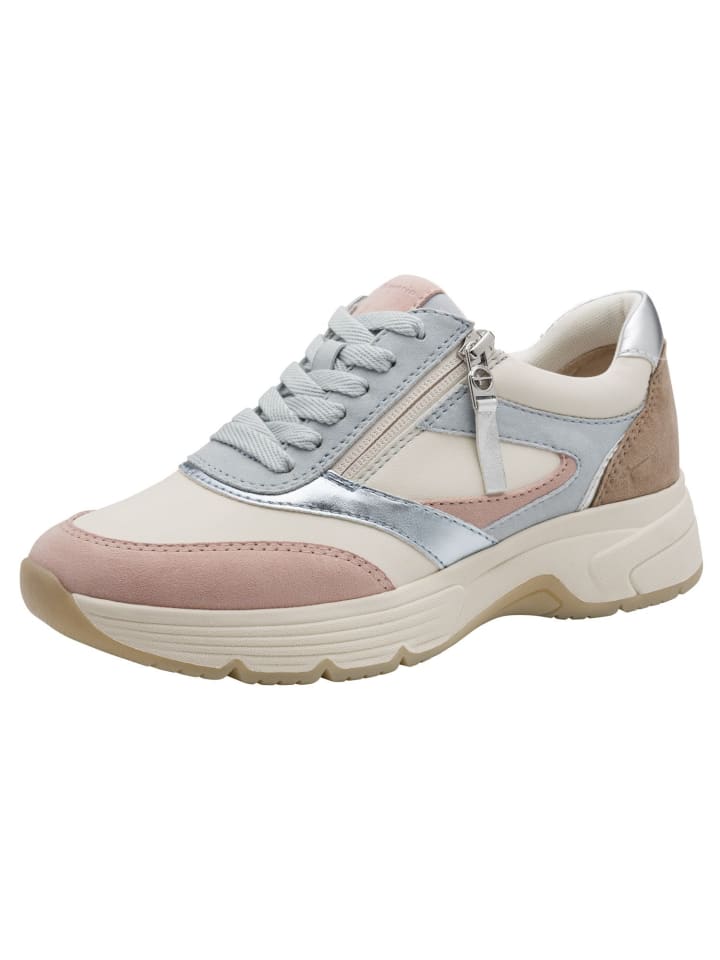 Wide Fit Sneaker in OFFWHITE COMB