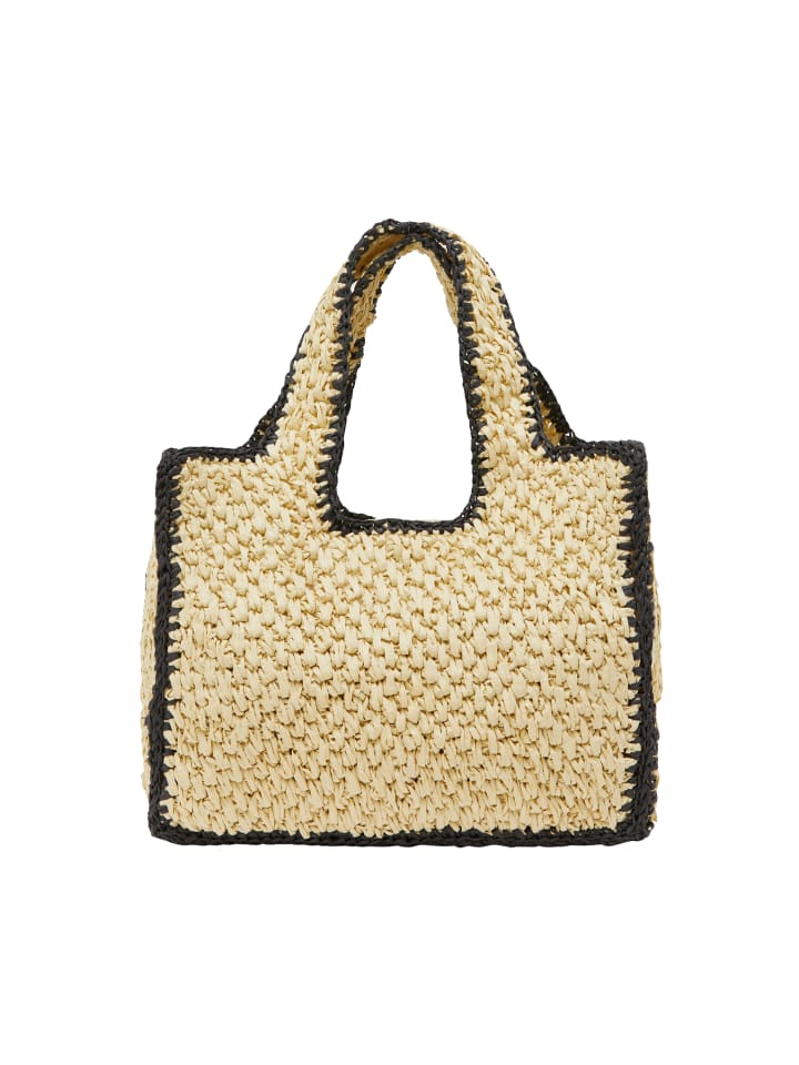Women Handbag in White Black